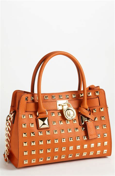 michael kors studded hamilton purse